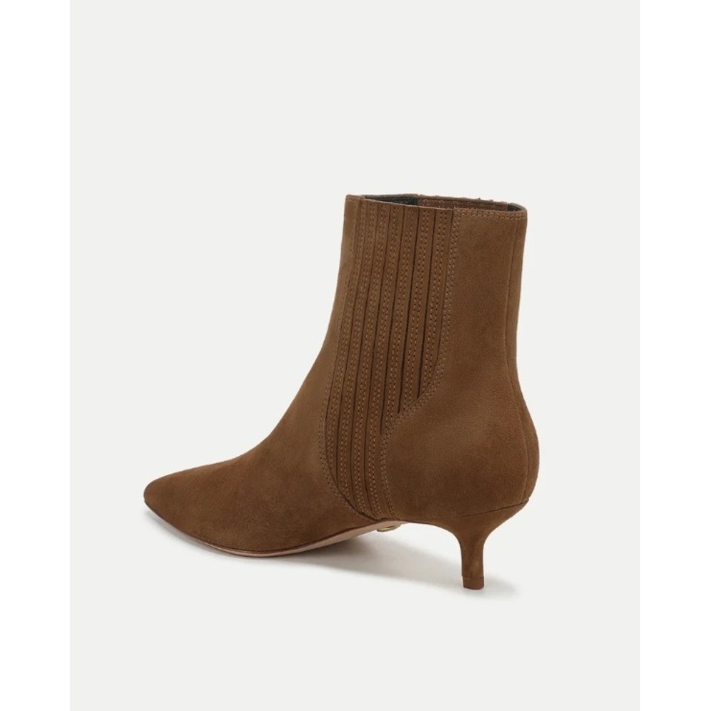 Veronica Beard Lisa Mid-Heel Ankle Booties in Black / NWT & In Box/$495 in Store - Picture 5 of 7